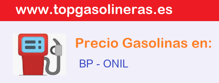Precios gasolina en BP - onil